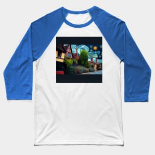 Starry Night Over Godric's Hollow Baseball T-Shirt